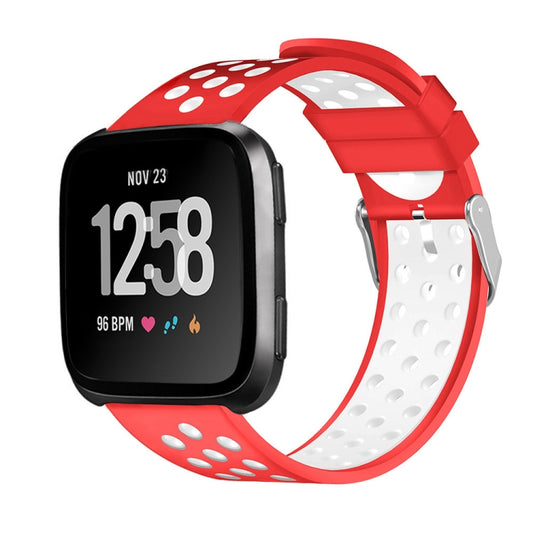 For Fitbit Versa Simple Fashion Silicone Watch Band(Red) by bashfashion