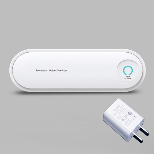 Toothbrush Dryer Bathroom Wall-mounted Toothbrush Holder, Plug-in Powered with US Plug by bashfashion