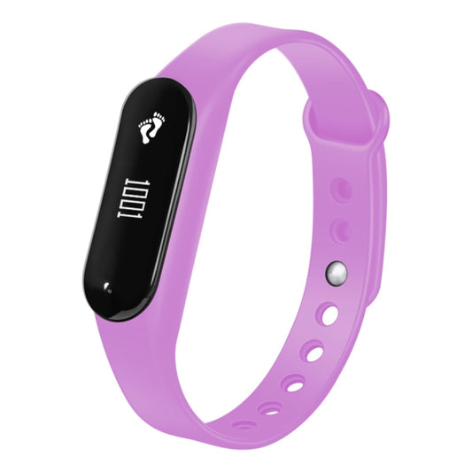 CHIGU C6 0.69 inch OLED Display Bluetooth Smart Bracelet, Support Heart Rate Monitor / Pedometer / Calls Remind / Sleep Monitor / Sedentary Reminder / Alarm / Anti-lost, Compatible with Android and iOS Phones(Light Purple)) by bashfashion