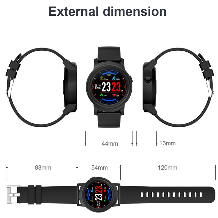 DK02 1.3 inches IPS Color Screen Smart Bracelet IP67 Waterproof, Support Call Reminder /Heart Rate Monitoring /Sleep Monitoring / Sedentary Reminder(Black) by bashfashion