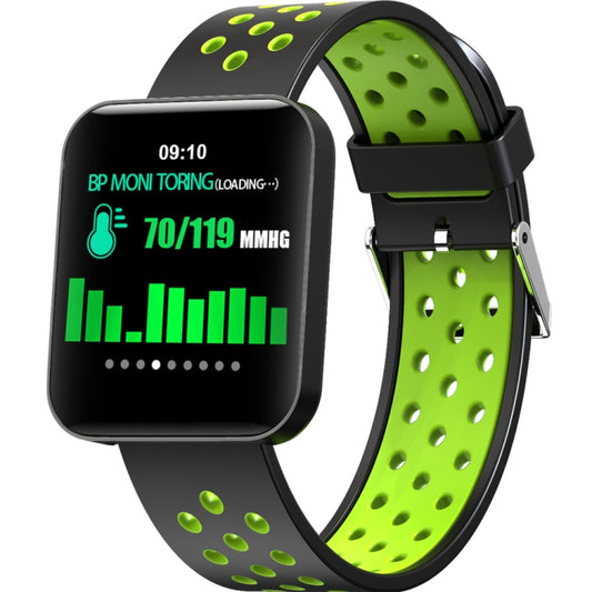 S88 1.54 inches TFT Color Screen Smart Bracelet IP67 Waterproof, Silicone Watchband, Support Call Reminder /Heart Rate Monitoring /Sleep Monitoring /Sedentary Reminder /Blood Pressure Monitoring(Green) by bashfashion