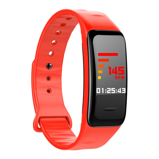 CHIGU C1Plus Fitness Tracker 0.96 inch IPS Screen Smartband Bracelet, IP67 Waterproof, Support Sports Mode / Blood Pressure / Sleep Monitor / Heart Rate Monitor / Fatigue Monitor / Sedentary Reminder (Red) by bashfashion