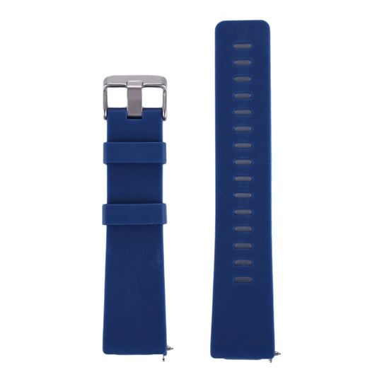 For Fitbit Versa / Versa 2 Simple Fashion Silicone Watch Band(Dark Blue) by bashfashion