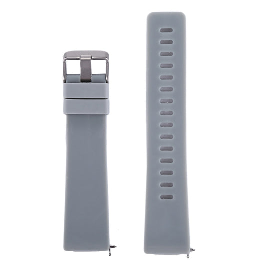 For Fitbit Versa / Versa 2 Simple Fashion Silicone Watch Band(Grey) by bashfashion