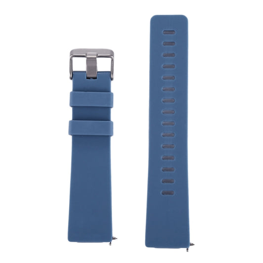 For Fitbit Versa / Versa 2 Simple Fashion Silicone Watch Band(Blue) by bashfashion