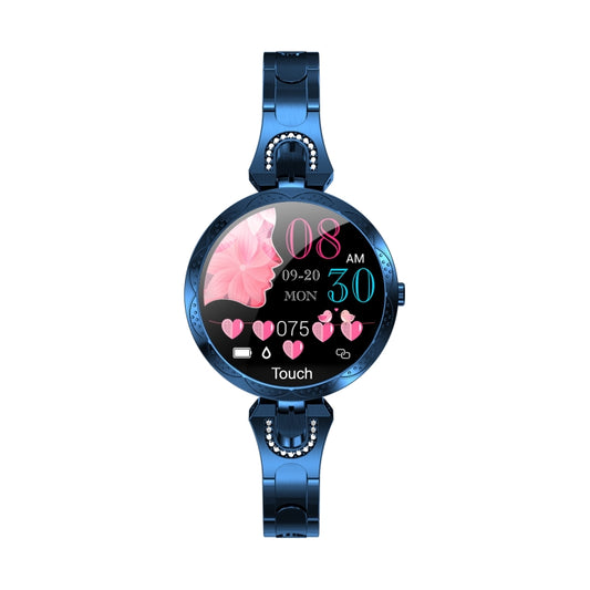 AK15 Fashion Smart Female Bracelet, 1.08 inch Color LCD Screen, IP67 Waterproof, Support Heart Rate Monitoring / Sleep Monitoring / Remote Photography (Blue) by bashfashion
