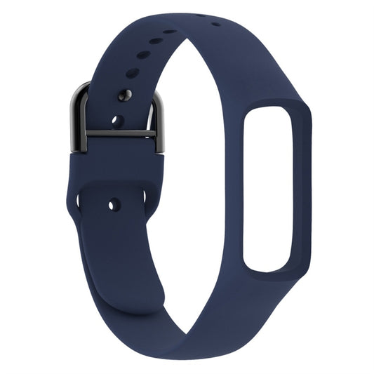 Smart Watch Pure Color Silicone Watch Band for Galaxy Fit-e(Dark Blue) by bashfashion
