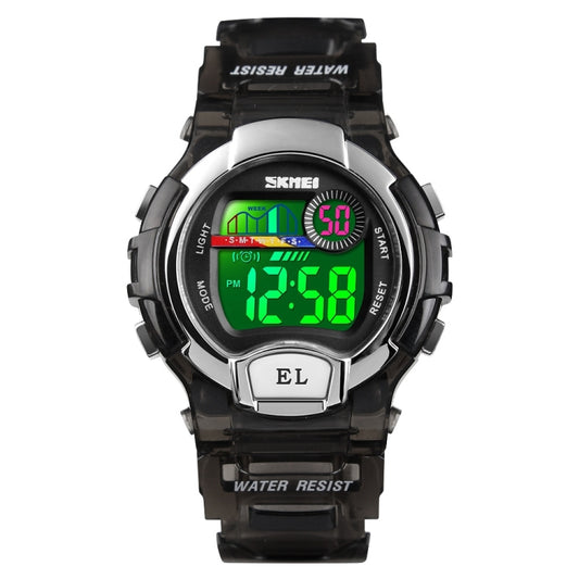 SKMEI 1450 Women Transparent Digital Watch 50m Waterproof Sports Watch with LED Light(Black) by SKMEI