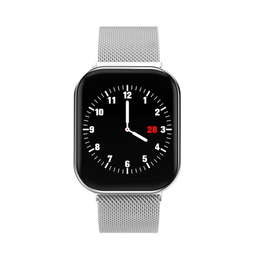 X16 1.3 inch TFT Color Screen IP67 Waterproof Bluetooth Smartwatch, Support Call Reminder/ Heart Rate Monitoring /Blood Pressure Monitoring/ Sleep Monitoring(Silver) by bashfashion