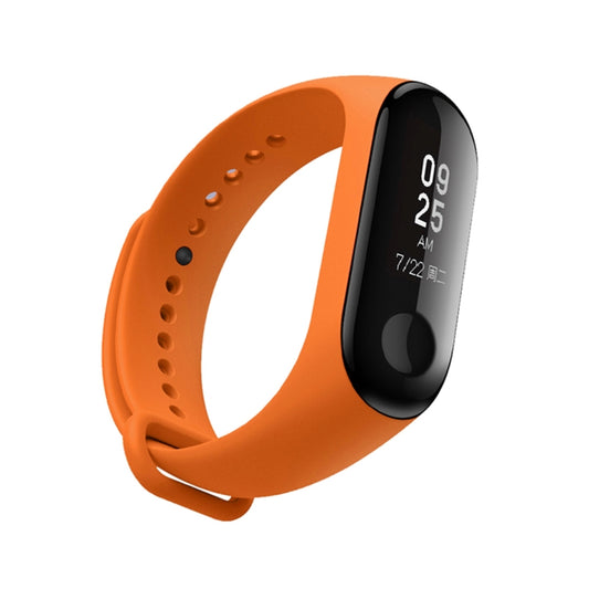 Silicone Watch Band for Xiaomi Mi Band 3(Orange) by bashfashion