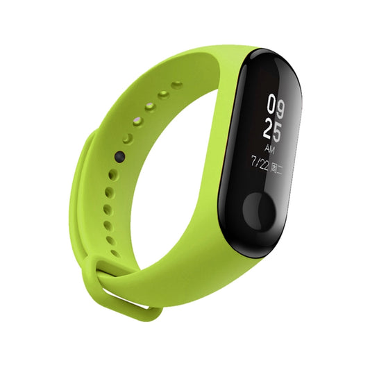 Silicone Watch Band for Xiaomi Mi Band 3(Green) by bashfashion