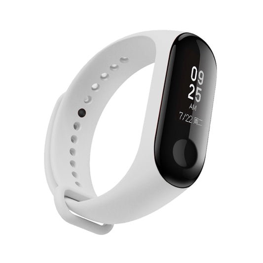 Silicone Watch Band for Xiaomi Mi Band 3(White) by bashfashion