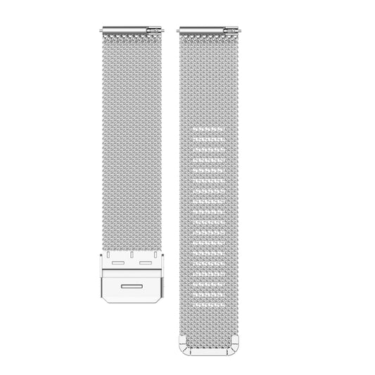 22mm Metal Mesh Wrist Strap Watch Band for Fossil Gen 5 Carlyle / Gen 5 Julianna / Gen 5 Garrett / Gen 5 Carlyle HR(Silver) by bashfashion