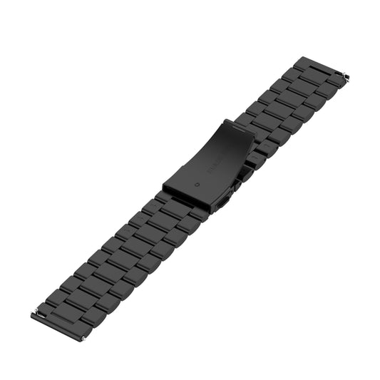 22mm Steel Wrist Strap Watch Band for Fossil Hybrid Smartwatch HR, Male Gen 4 Explorist HR / Male Sport(Black) by bashfashion