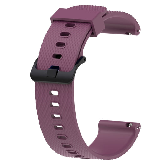 Silicone Sport Watch Band for Garmin Vivoactive 3 20mm(Purple) by bashfashion