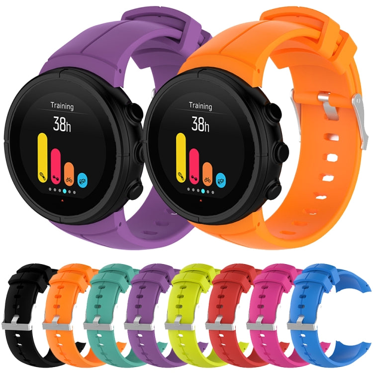 Silicone Watch Band for SUUNTO Spartan Ultra(Cyan) by bashfashion