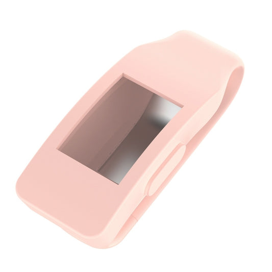 Smart Watch Silicone Clip Button Protective Case for Fitbit Inspire / Inspire HR / Ace 2(Pink) by bashfashion