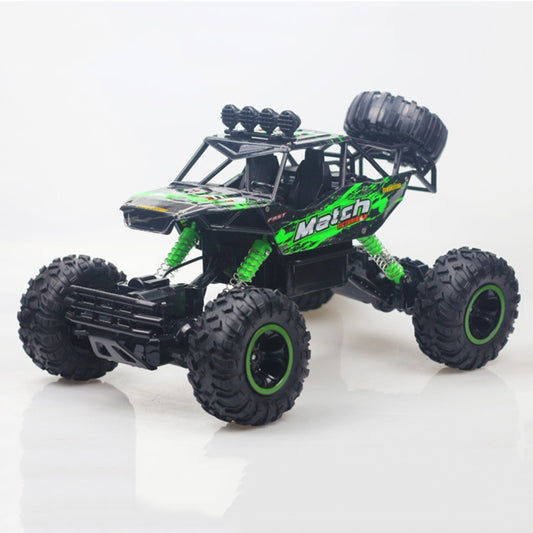 HD6026 1:12 Large Alloy Climbing Car Mountain Cross-country Four-wheel Drive Remote Control Car Toy, Size: 37cm(Green) by bashfashion