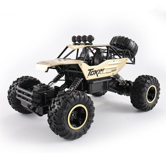 HD6026 1:12 Large Alloy Climbing Car Mountain Cross-country Four-wheel Drive Remote Control Car Toy, Size: 37cm(Gold) by bashfashion