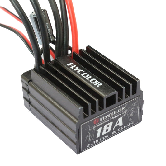 Flycolor Thunder Series 18A Sensorless Brushless Electronic Speed Controller for RC Car by bashfashion