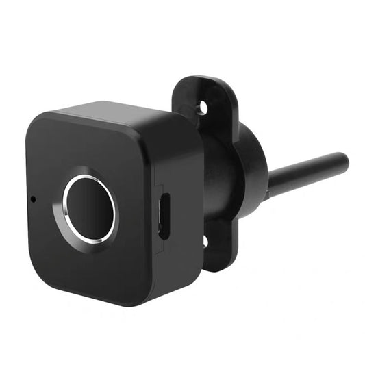 BP01-B Micro USB Charging Triple Drawer Right Hand Unlocking Smart Semiconductor Fingerprint Lock(Black) by bashfashion