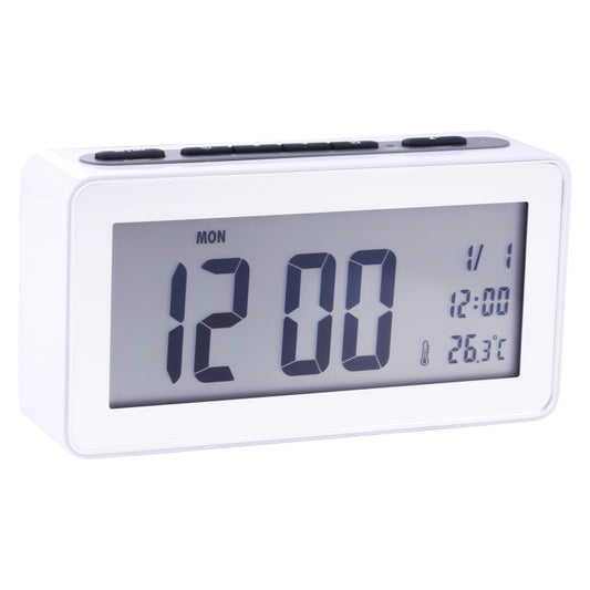 AQ139N LED Display Desktop Alarm Clock (White) by bashfashion