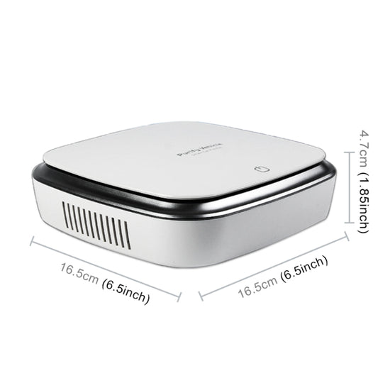 XJ-002 Car / Household Smart Touch Control Air Purifier Negative Ions Air Cleaner(White) by bashfashion