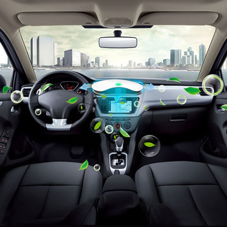 BL-001 Car / Household Smart Touch Control Air Purifier Negative Ions Air Cleaner(White) by bashfashion