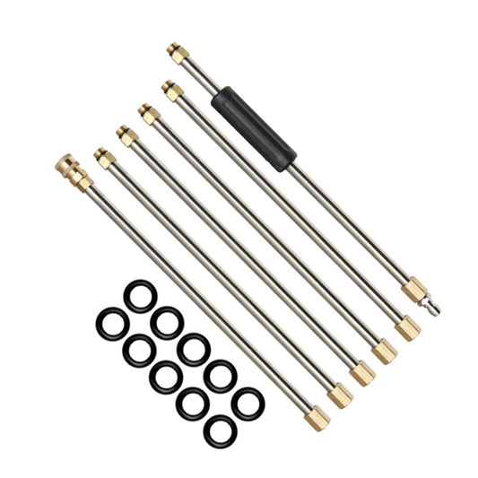 6 PCS High Pressure Washer Extension Water Gun Power Washer by bashfashion