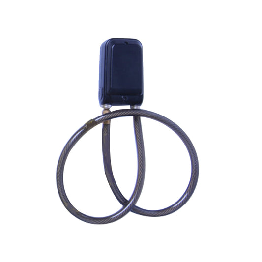 Bicycle Password Alarm IP44 Waterproof Burglar Vibration Alarm(Black) by bashfashion