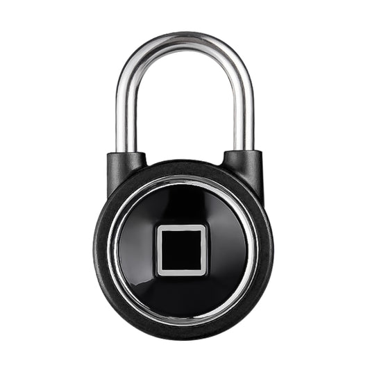 Waterproof Intelligent Bluetooth Fingerprint Padlock Remote Unlocking for iOS / Android(Black) by bashfashion