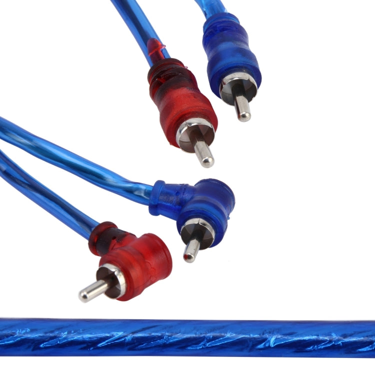 4.5m Car Auto PU Wrapped Audio Stereo Cable OFC 2RCA to 2RCA Jack Audio Cable Male to Male RCA Aux Cable by bashfashion