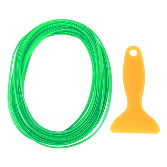5m Flexible Trim For DIY Automobile Car Interior Moulding Trim Decorative Line Strip with Film Scraper(Green) by bashfashion