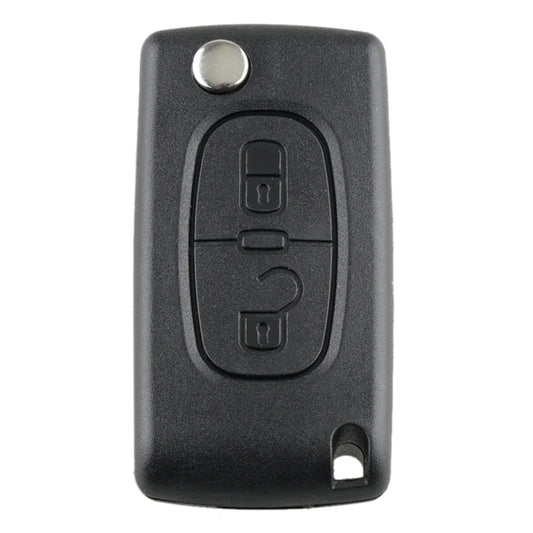 For PEUGEOT 2 Buttons Intelligent Remote Control Car Key with PCF7961 Integrated Chip & Battery & Holder & Slotted Key Blade & ASK Signal, Frequency: 433MHz by bashfashion