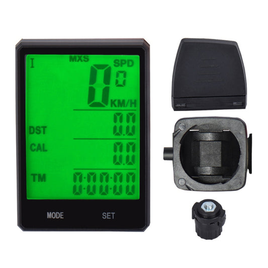 2.8 inch English Wireless Waterproof Cycle Computer LCD Odometer Speedometer by bashfashion