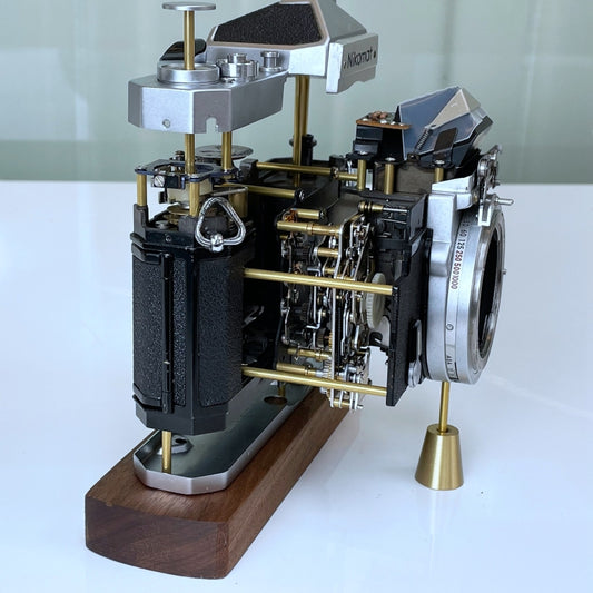 For Nikon Non-Working Fake Dummy Camera Model Room Props Display Photo Studio Camera Model (Coffee) by bashfashion