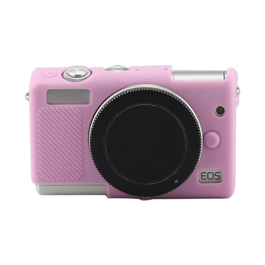 Soft Silicone Protective Case for Canon M100 (Pink) by bashfashion