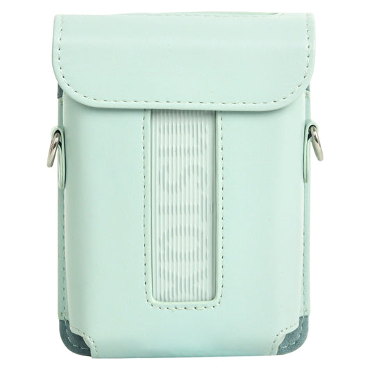 For FUJIFILM Instax mini Link 3 Full Body Leather Case Bag with Strap(Green) by bashfashion