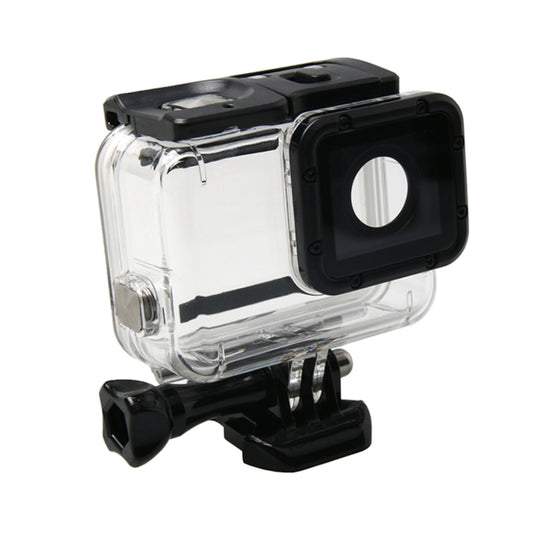 For GoPro HERO6 /5 Waterproof Housing Protective Case + Hollow Back Cover with Buckle Basic Mount & Screw by bashfashion