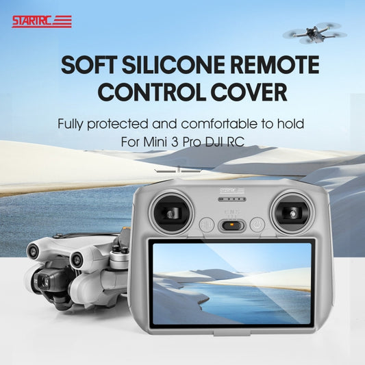STARTRC Silicone Shockproof Anti-scratch Case for DJI Mini 3 Pro Remote Control(Grey) by STARTRC