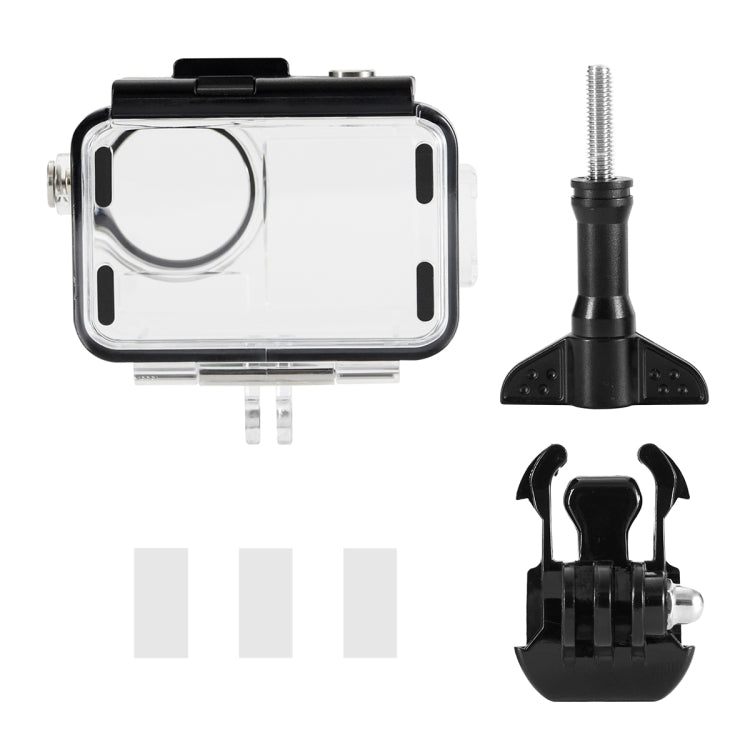 For DJI Osmo Action 5 Pro / 3 / 4 60m Underwater Waterproof Housing Diving Case (Transparent) by bashfashion