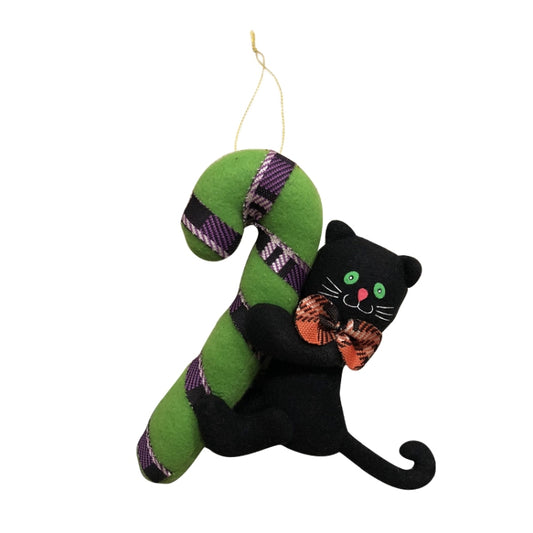 CX189008 Halloween Creative Hanging Dolls Gifts Plush Pendant Decorative Props(Black Cat) by bashfashion