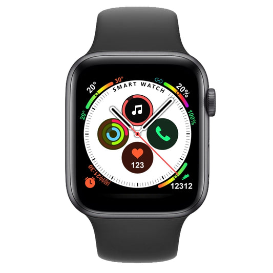 H55Pro 1.4 inch TFT Screen Smart Bluetooth Watch, Support Sleep Monitor / Heart Rate Monitor / Blood Pressure Monitor, Style: Silicone Strap(Silver Black) by bashfashion