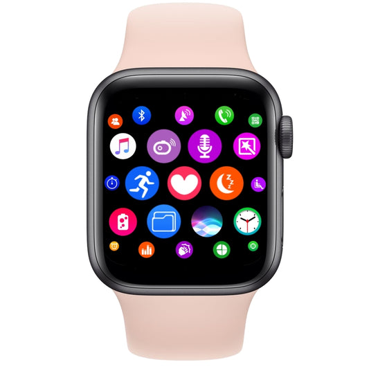 H55Pro 1.4 inch TFT Screen Smart Bluetooth Watch, Support Sleep Monitor / Heart Rate Monitor / Blood Pressure Monitor, Style: Silicone Strap(Pink) by bashfashion