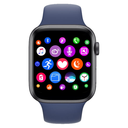 H55Pro 1.4 inch TFT Screen Smart Bluetooth Watch, Support Sleep Monitor / Heart Rate Monitor / Blood Pressure Monitor, Style: Silicone Strap(Dark Blue) by bashfashion