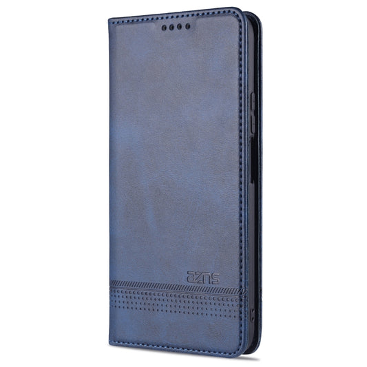 For Huawei Enjoy 20 SE 4G AZNS Magnetic Calf Texture Horizontal Flip Leather Case with Card Slots & Holder & Wallet(Dark Blue) by AZNS