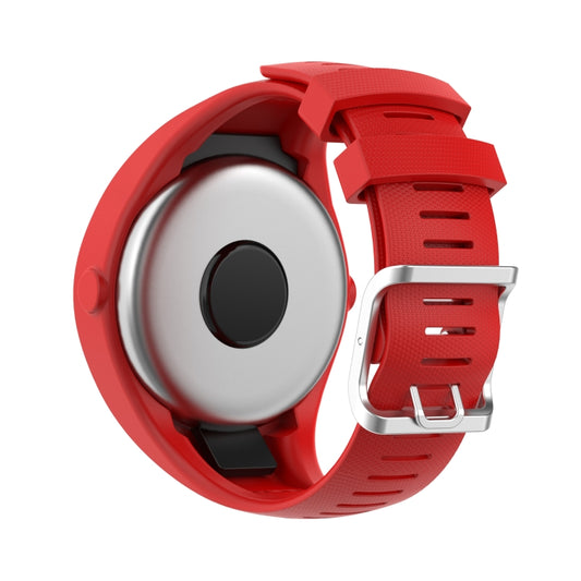 For POLAR M200 Texture Silicone Watch Band, One Size(Red) by bashfashion