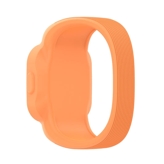 For Garmin Vivofit JR3 No Buckle Silicone Pure Color Watch Band, Size:S(Orange) by bashfashion