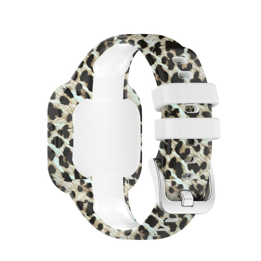For Garmin Vivofit JR3 Silicone Printing Watch Band(Leopard) by bashfashion