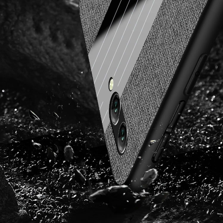 For Huawei nova 2s XINLI Stitching Cloth Textue Shockproof TPU Protective Case(Red) by XINLI